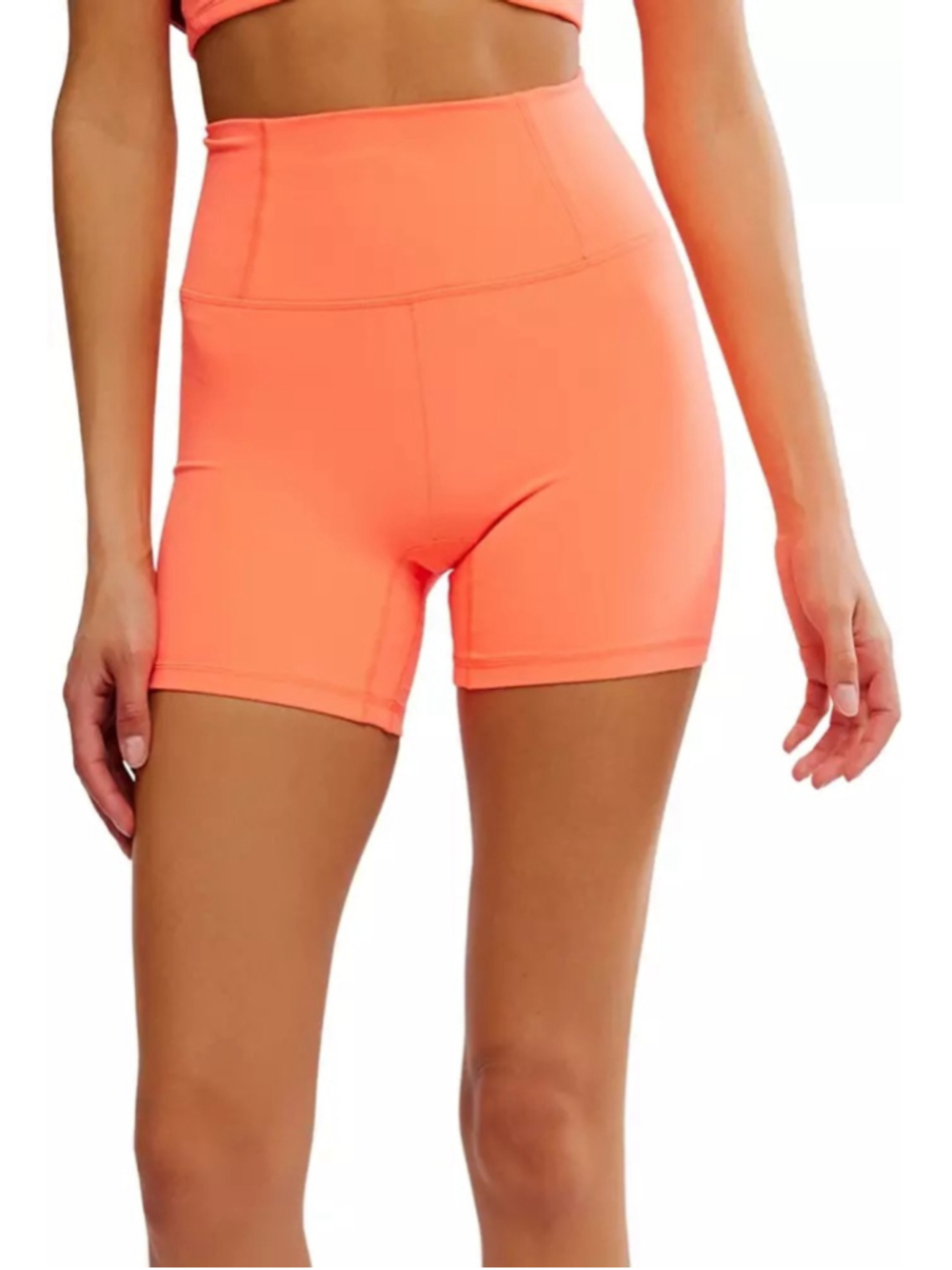 Women's Free People Coral never better Bike Shorts L i27
